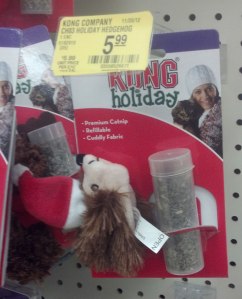 Christmas Catnip Hedgehog Toy